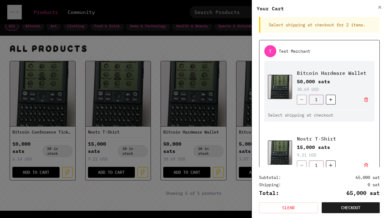 can add multiple products from same seller